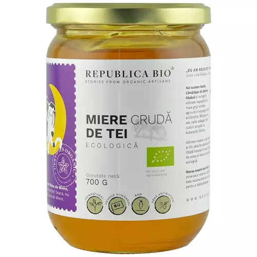 Miere de Tei ecologica cruda, Republica BIO