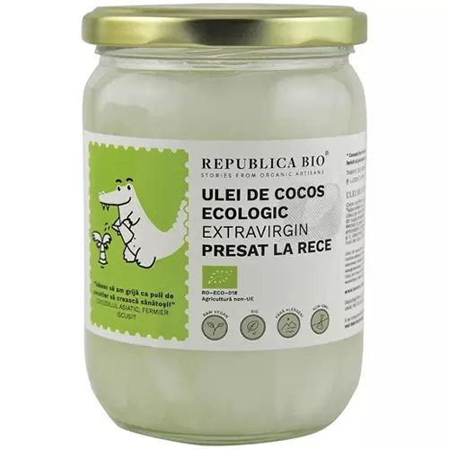 Ulei de cocos 500 ml, Republica BIO
